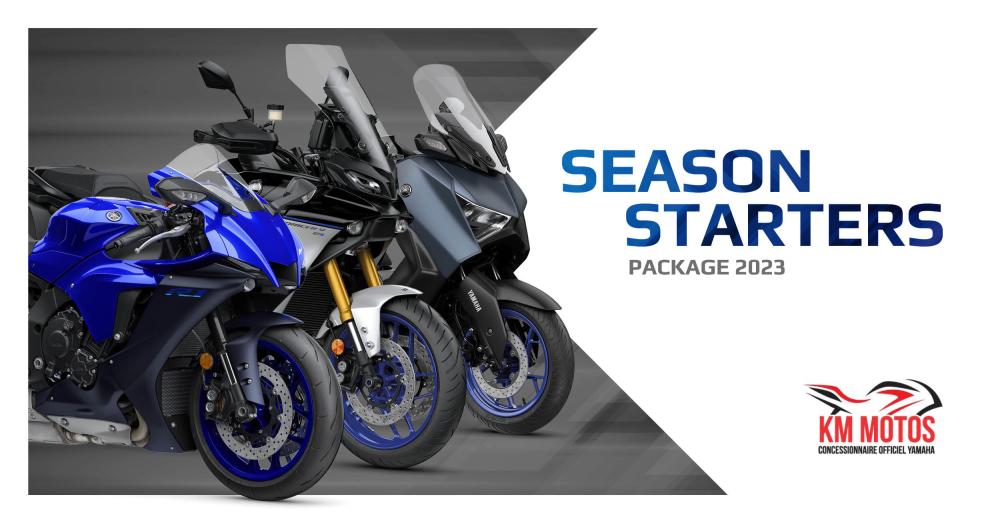 Les Yamaha Season Starters sont de retour pour 2023 !  Les Season Starters de Yamaha comprennent trois pr...